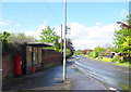 Bus stop and shelter on the B1007, Chelmsford