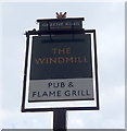 Sign for the Windmill, Upminster