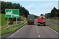 Northbound A90 near Todhills