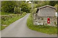 SJ1069 : Lane and postbox near Grove Hall Farm by Mark Anderson