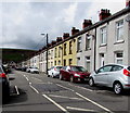 Three speed bumps across Charles Street, Abertysswg