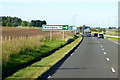 Southbound A90 at Battledykes Turning