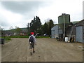 In part of the farmyard at Fold Farm, Clunton