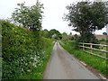 Marsh Lane towards Sheriffhales