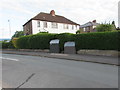 Two dark green cabinets, Graig Park Circle, Newport