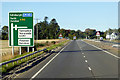 Southbound A90 near Finavon