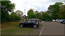 NT2763 : The car park at Rosslyn Chapel by Gordon Brown
