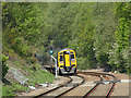 SD9926 : Preston train leaves Hebden Bridge by Stephen Craven