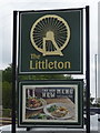 Sign for the Littleton, Cannock