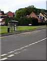 ST3090 : Bus stop and shelter near the southern end of Rowan Way, Malpas, Newport by Jaggery