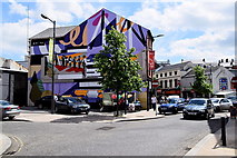 C4316 : Mural along William Street, Derry / Londonderry by Kenneth  Allen