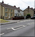 Houses alongside the A4067, Ystradgynlais