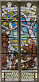 TG0841 : Stained glass window, St Mary's church, Kelling by Julian P Guffogg
