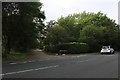 Ongar Road at the junction of Old Crown Lane