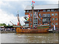 The Matthew at Gloucester Docks