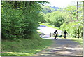 Lane up from minor road, Rudry