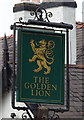 Sign for the Golden Lion, Rossett