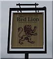 SJ3555 : Sign for the Red Lion, Marford by JThomas