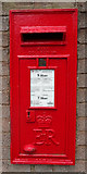 SJ3355 : Elizabeth II postbox on Llay New Road, Llay by JThomas