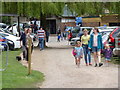 Crowded car park at Symonds Yat (East)