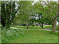 Public canalside park near Amington in Staffordshire