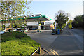 Petrol station and M & S on Coventry Road