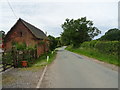 Brick outbuilding near Adderley Bridge