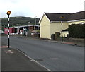 ST1493 : Stripeless zebra crossing, Caerphilly Road, Ystrad Mynach by Jaggery