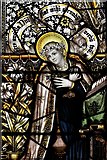 SJ4810 : Meole Brace, Holy Trinity Church:  'Annunciation window' in memory of Emma and Rhoda Bather by Michael Garlick