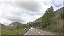 NM8981 : A830 west of Glenfinnan by Alpin Stewart