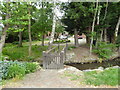 Footbridge to a property in Brockton