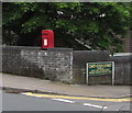 Queen Elizabeth II postbox on an Aberbargoed corner