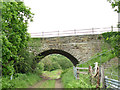 Railway bridge over a track