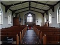 SP2534 : Interior of Great Wolford church by Philip Halling