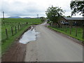 Minor road and Stoneyknowe Cottage at Townhead