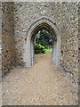 Porch in old tower