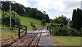 Looking west from Nantyronen station