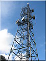 Telecommunications mast on the Ross of Mull