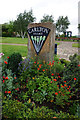 Carlton Village Sign on Main Street, Carlton