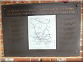 SU8799 : War Memorial Plaque at Hildreths Garden Centre by David Hillas