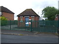 Pumping station on Castlecroft Lane