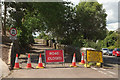 SX8856 : Closed road, Galmpton by Derek Harper