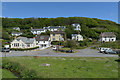 Houses and telephone box, Porthoustock