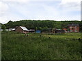 View from a Telford-Ironbridge train - Nedge Farm