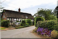 SJ4433 : Rose Cottage, Lyneal by David Dixon