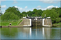 SP1976 : Knowle Locks south-east of Solihull by Roger  D Kidd