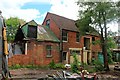 Building under demolition, Lyons Crescent