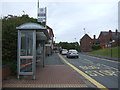 Bus stop and shelter on Reddal Hill Road, Cradley Heath