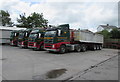 Danny Williams & Sons lorries, Old Station Yard, Lampeter