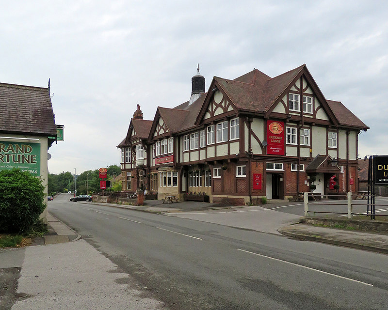 Edwinstowe: The Dukeries Lodge © John Sutton Cc-by-sa/2.0 :: Geograph ...